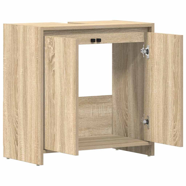 Badezimmerschrank Sonoma Eiche 60 cm