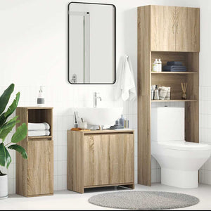 Badezimmerschrank Sonoma Eiche 60 cm