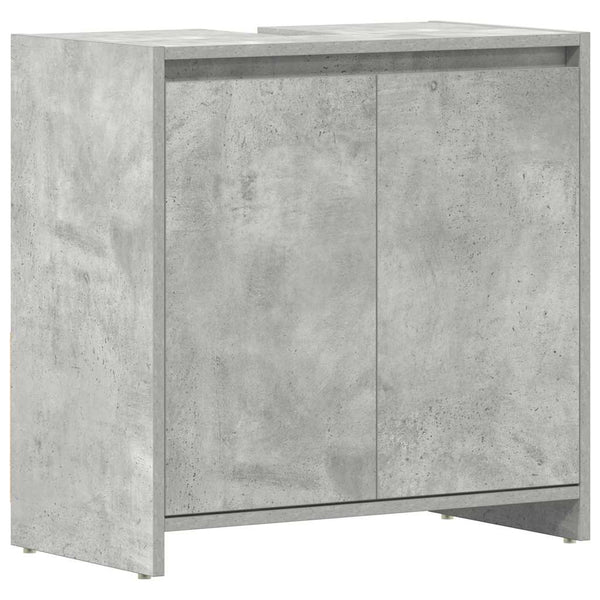 Betongrauer Badezimmerschrank 60 cm