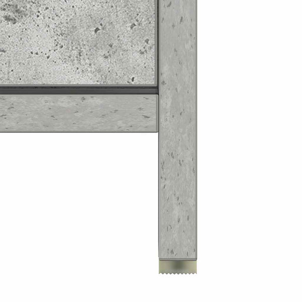 Betongrauer Badezimmerschrank 60 cm