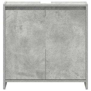 Betongrauer Badezimmerschrank 60 cm