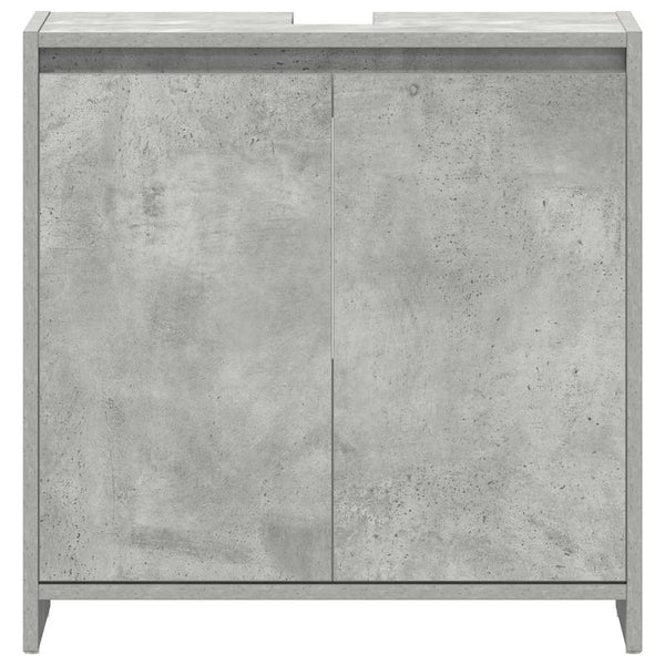Betongrauer Badezimmerschrank 60 cm