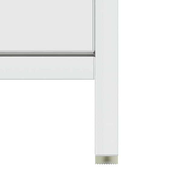 Hochglanz Badezimmerschrank Weiß 60 cm