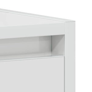 Hochglanz Badezimmerschrank Weiß 60 cm