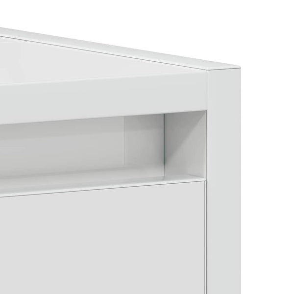 Hochglanz Badezimmerschrank Weiß 60 cm