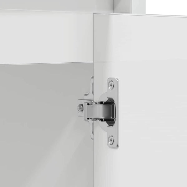 Hochglanz Badezimmerschrank Weiß 60 cm