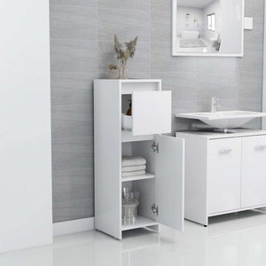 Weißer Badezimmerschrank 30x30x95 cm