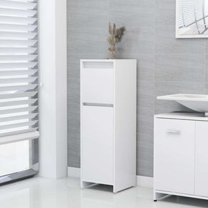Weißer Badezimmerschrank 30x30x95 cm