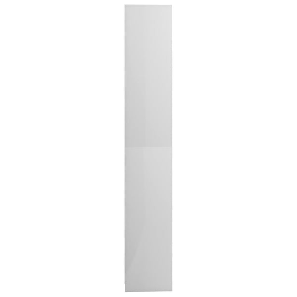 Hochglanz Badezimmerschrank Weiß 30x183,5 cm