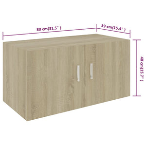 Wandschrank Sonoma Eiche 80x40 cm