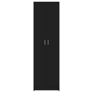 Schwarzer Garderobenschrank 55x25x189 cm