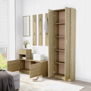 Garderobenschrank Sonoma Eiche 55x25x189 cm
