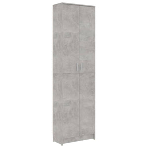 Garderobenschrank Betongrau 189 cm hoch