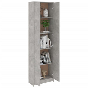 Garderobenschrank Betongrau 189 cm hoch