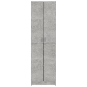 Garderobenschrank Betongrau 189 cm hoch