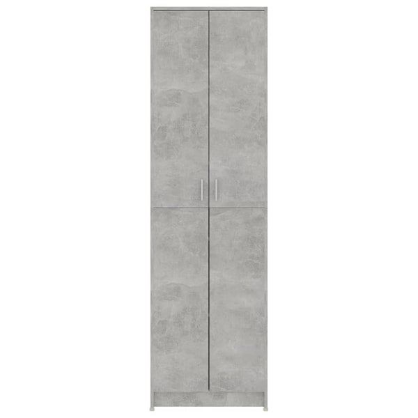 Garderobenschrank Betongrau 189 cm hoch