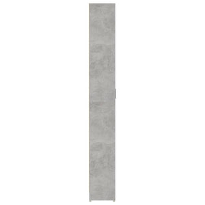 Garderobenschrank Betongrau 189 cm hoch