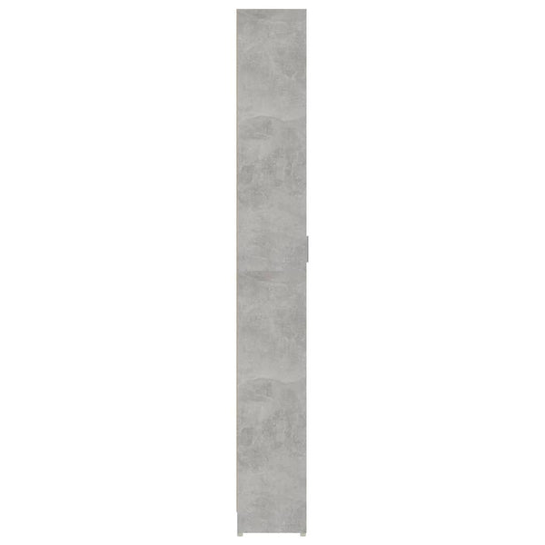 Garderobenschrank Betongrau 189 cm hoch