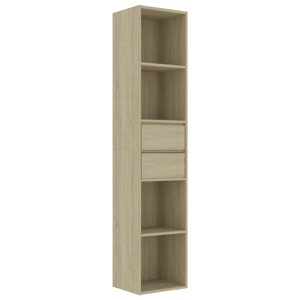 Bücherregal Sonoma Eiche 36x30x171 cm