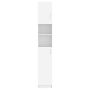 Weißer Badezimmerschrank 32x25,5x190 cm