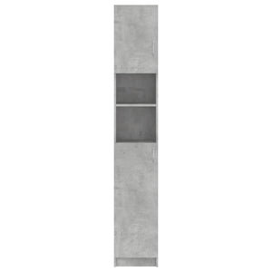 Betongrauer Badezimmerschrank 32x25,5x190 cm