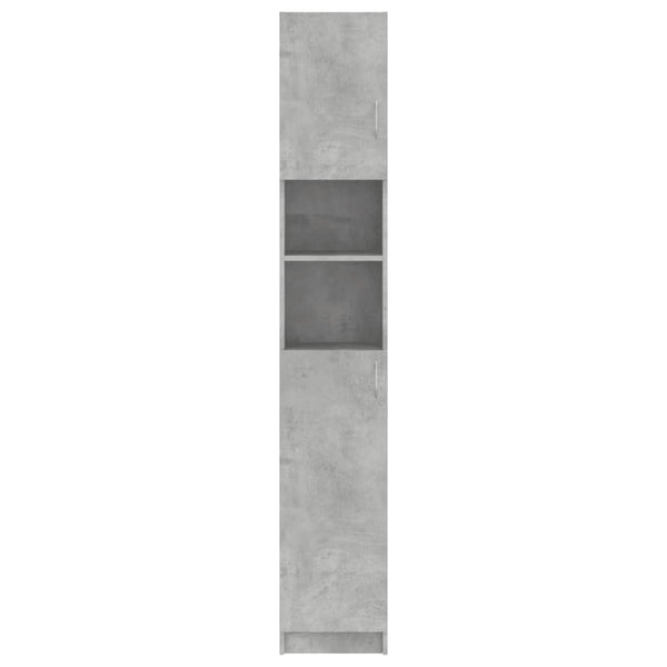 Betongrauer Badezimmerschrank 32x25,5x190 cm