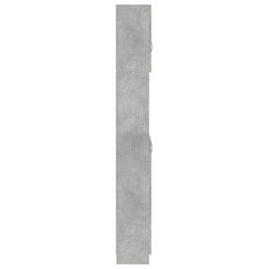Betongrauer Badezimmerschrank 32x25,5x190 cm