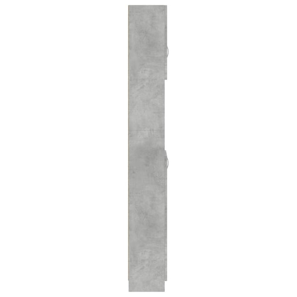 Betongrauer Badezimmerschrank 32x25,5x190 cm