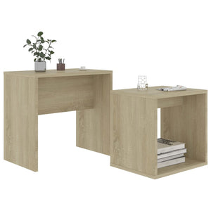 Couchtisch-Set Sonoma-Eiche, 2-teilig