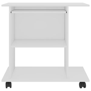 Weißer Schreibtisch 80x50 cm