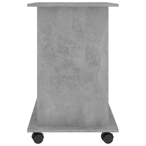 Betongrauer Schreibtisch 80x50 cm