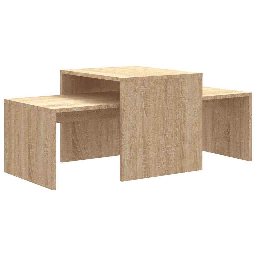 Sonoma Eiche Couchtisch Set