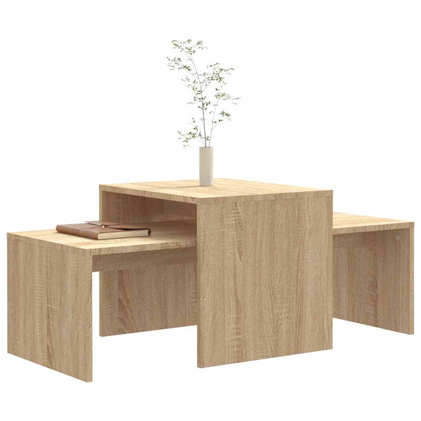 Sonoma Eiche Couchtisch Set