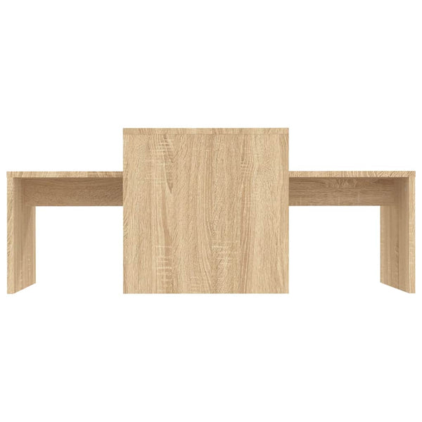 Sonoma Eiche Couchtisch Set