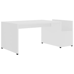 Weißer Couchtisch 90x45 cm