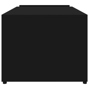 Schwarzer Couchtisch 90x45 cm