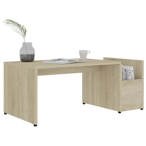 Sonoma Eiche Couchtisch 90x45 cm