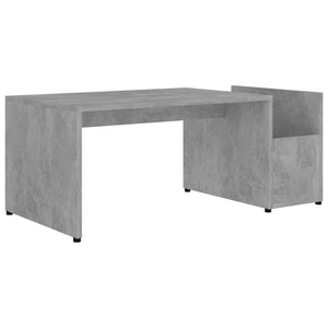 Betongrauer Couchtisch 90x45 cm