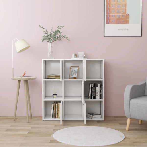 Weißes Bücherregal 90x90 cm