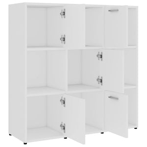 Weißes Bücherregal 90x90 cm