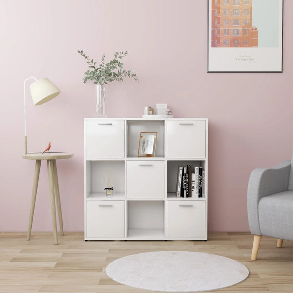 Weißes Bücherregal 90x90 cm