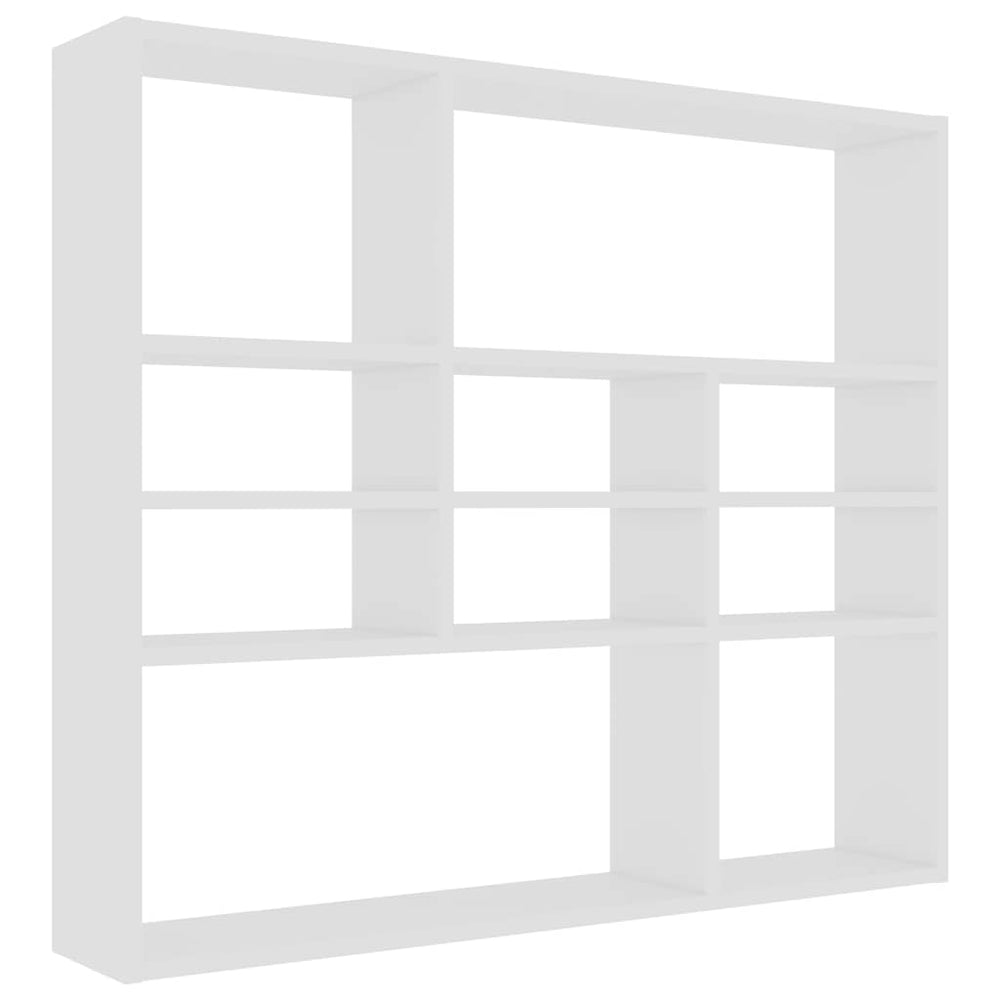 vidaXL Étagère murale Blanc 90x16x78 cm Bois d'ingénierie