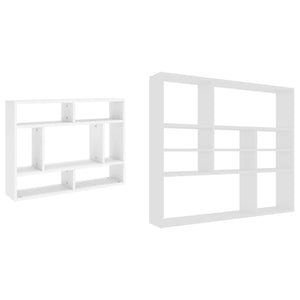 Weißes Wandregal 90 cm