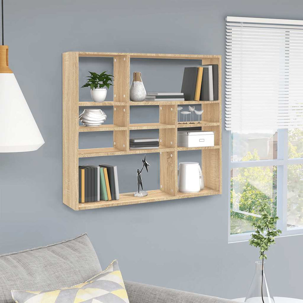 Sonoma Eiche Wandregal, 90 cm