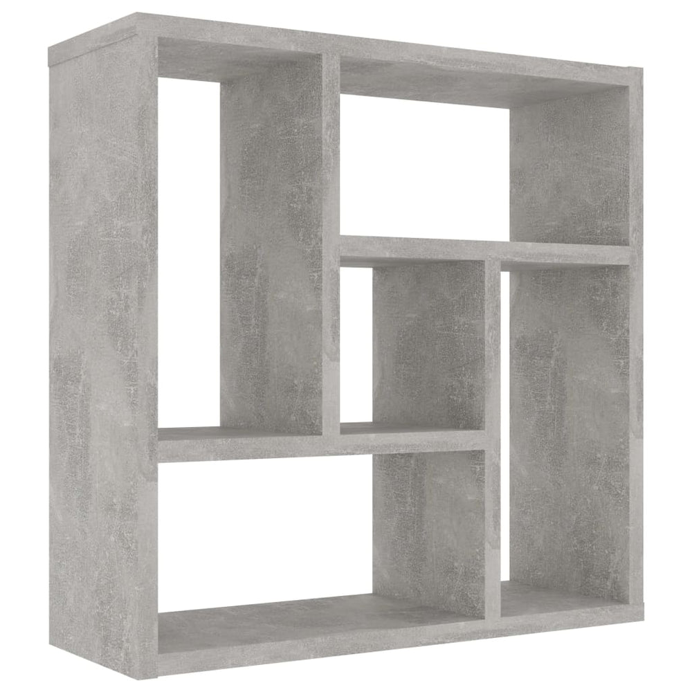 vidaXL Étagère murale gris béton 45,1x16x45,1 cm Bois d'ingénierie