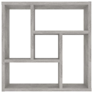 Betongraues Wandregal, 45,1 cm