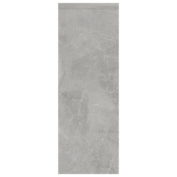 Betongraues Wandregal, 45,1 cm