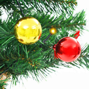 Künstlicher Weihnachtsbaum mit LED & Kugeln, 64cm