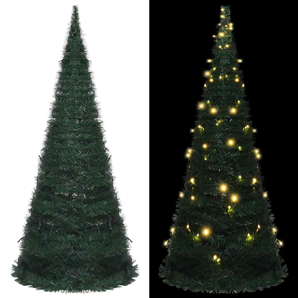 Künstlicher Pop-Up Weihnachtsbaum mit LED 150cm