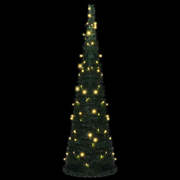 Künstlicher Pop-Up Weihnachtsbaum mit LED 150cm